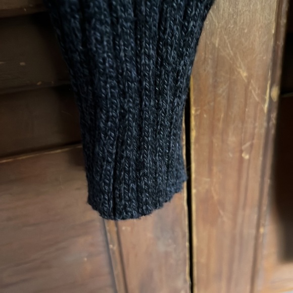 Old Navy Charcoal Shawl Collar Sweater - Picture 3 of 5